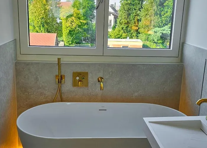 Beautiful New Rooftop Loft -15 Min To Octoberfest Apartament Monachium