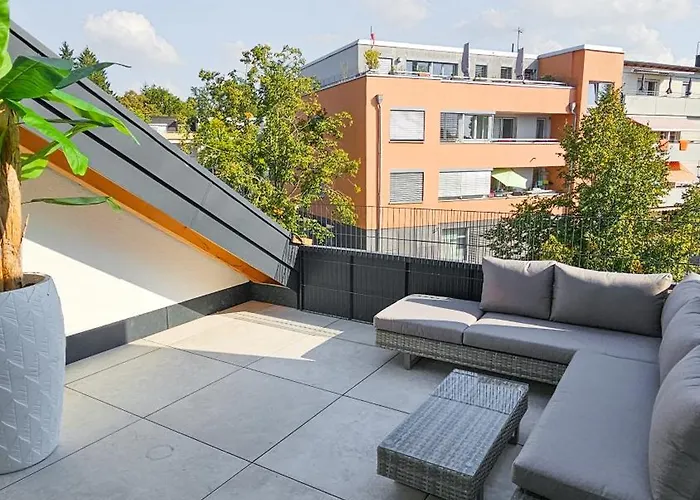 Apartmán Beautiful New Rooftop Loft -15 Min To Octoberfest *